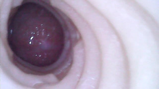 Cumming inside Dillion Harper's fleshlight