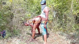 How To Fuck Bend over In The Bush Forest Dry Humping Clothes On